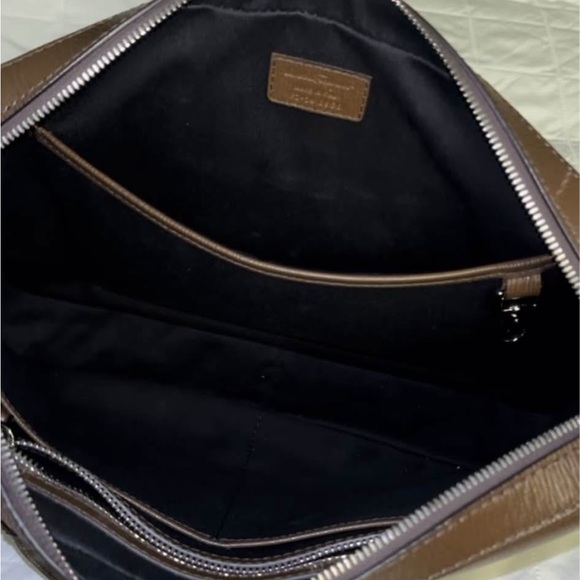 Salvatore Ferragamo Brown Leather Men's Bag - Picture 5 of 8